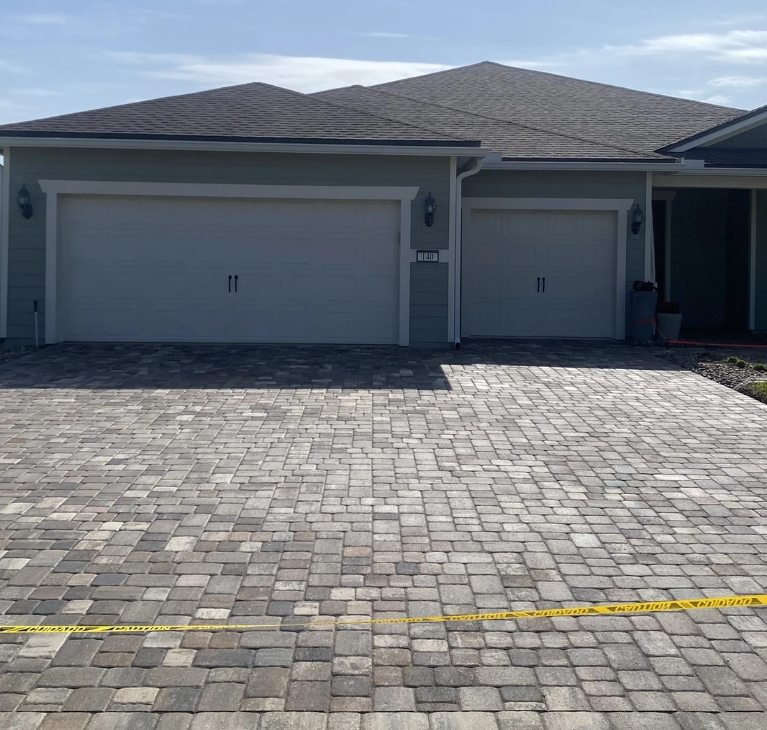 Paver driveway sealing and restoration in Wildlight and Yulee, Florida